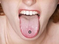 piercing, jazyk