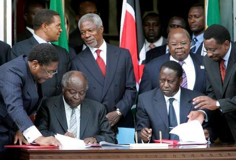 Podpis dohody v Keni