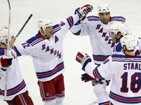New Jersey - NY Rangers: Jágr, Dubinsky, Straka, Rozsíval, Staal New Jersey - NY Rangers: Jágr, Dubinsky, Straka, Rozsíval, Staal