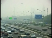 Aktuln smogov situace v Pekingu. Podvejte se