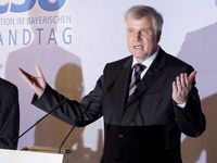 Premiér Bavorska a šéf CSU Horst Seehofer