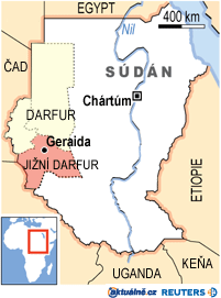 Mapa Súdán - Darfur Mapa Súdán - Darfur