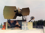 Historick fotografie ukazuje radar protivzdun obrany. Kad z ploin slouila pro jednu ze t rot na umstn "o" raketovho systmu 