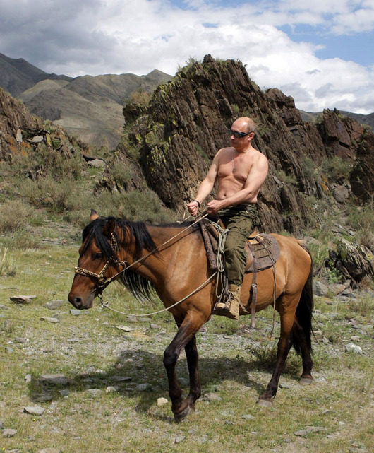 Vladimir Putin a dal dkaz, e zajmav fotografie politik mohou vzniknout i mimo jejich prci.