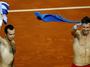 Èe¹tí tenisté Radek ©tìpánek a Tomá¹ Berdych v Chorvatsku slaví postup do finále Davis Cupu