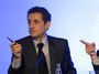 Nicolas Sarkozy na tiskov konferenci.