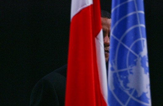 Americk prezident Barack Obama na summitu v Kodani.